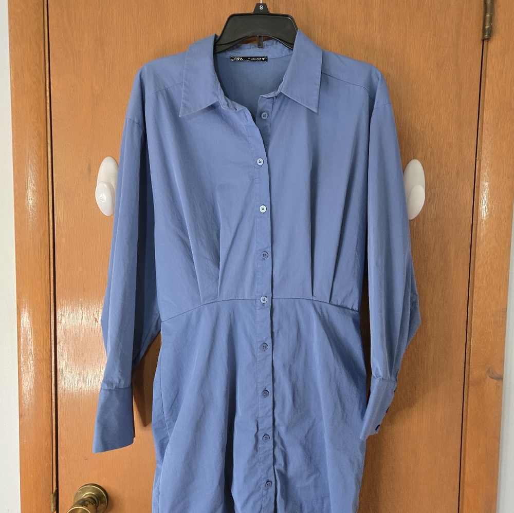 Zara Blue Midi Dress